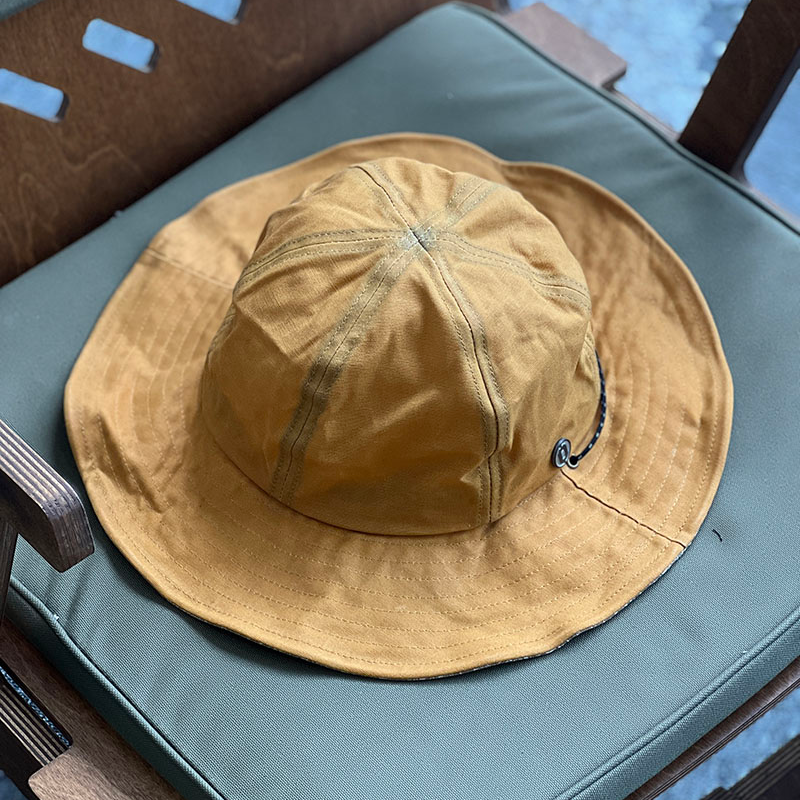 New Style Wax Cloth Fisherman Hat Outdoor Sun Protection Hat
