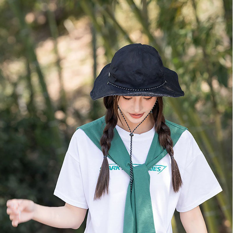 New Style Wax Cloth Fisherman Hat Outdoor Sun Protection Hat