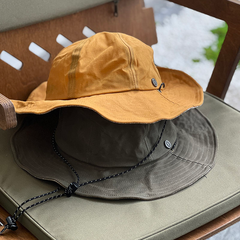 New Style Wax Cloth Fisherman Hat Outdoor Sun Protection Hat