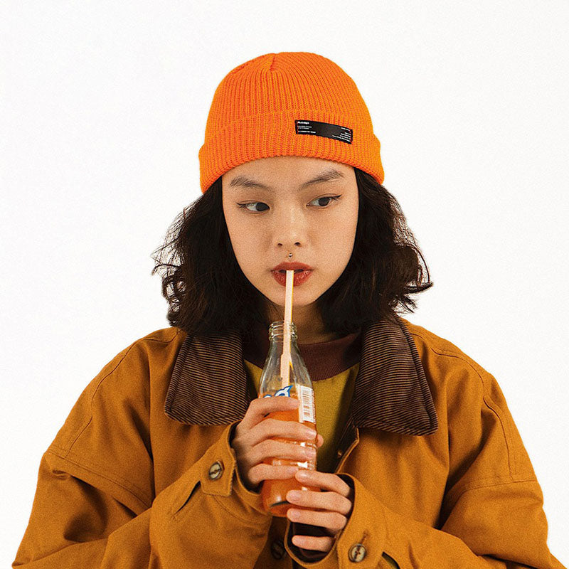 Retro Knitted Hat Basic Beanie For Men and Women