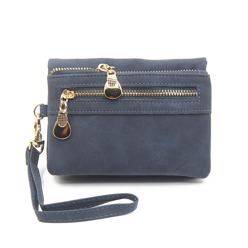 Retro Mini Zipper Women's Wallet