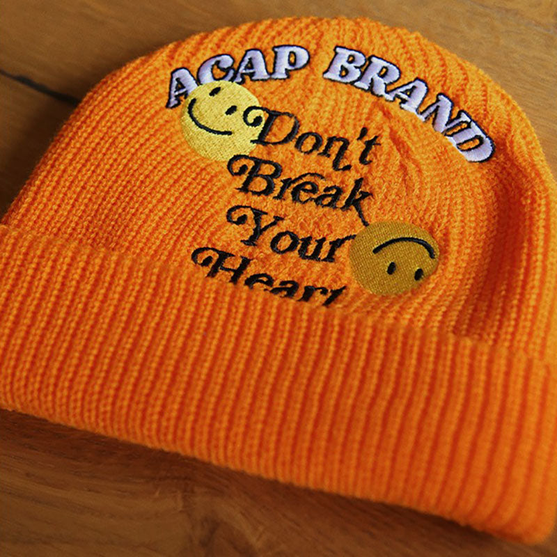 Retro Knitted Hat Basic Beanie for Men and Women