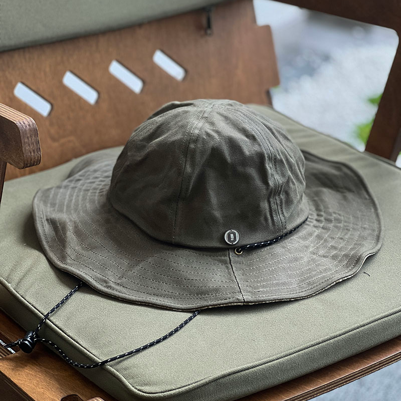 New Style Wax Cloth Fisherman Hat Outdoor Sun Protection Hat