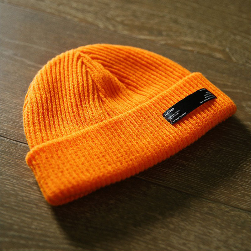 Retro Knitted Hat Basic Beanie For Men and Women