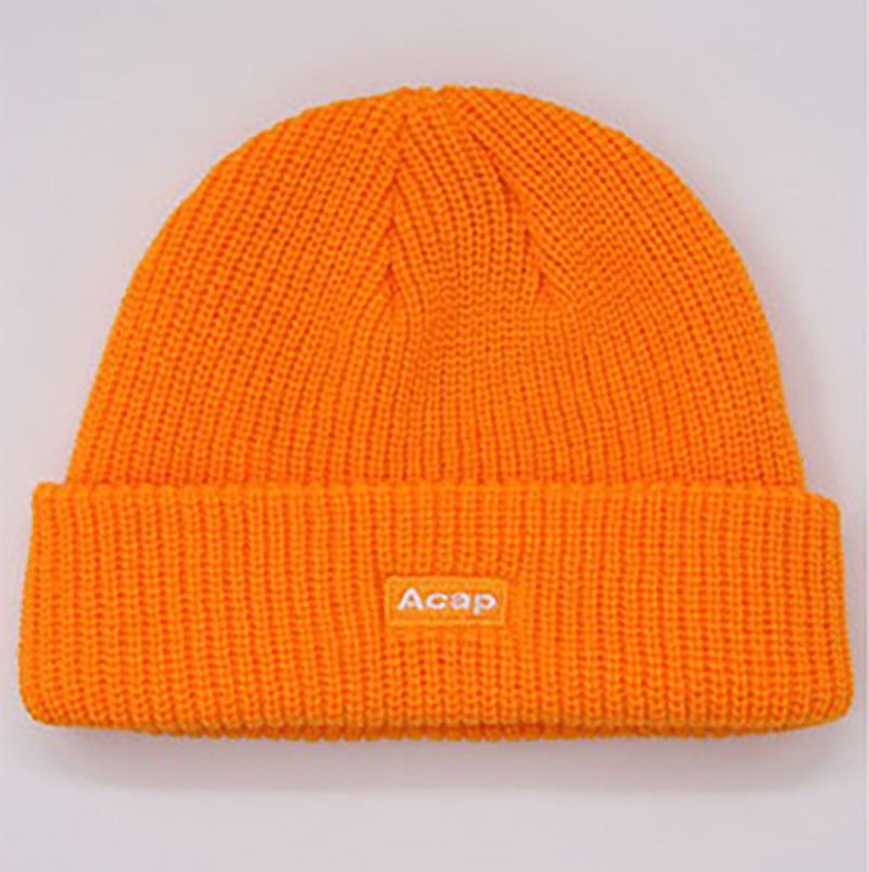 Retro Knitted Hat Basic Beanie for Men and Women