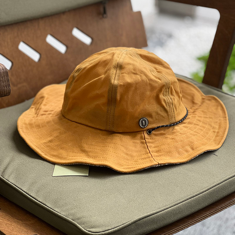 New Style Wax Cloth Fisherman Hat Outdoor Sun Protection Hat