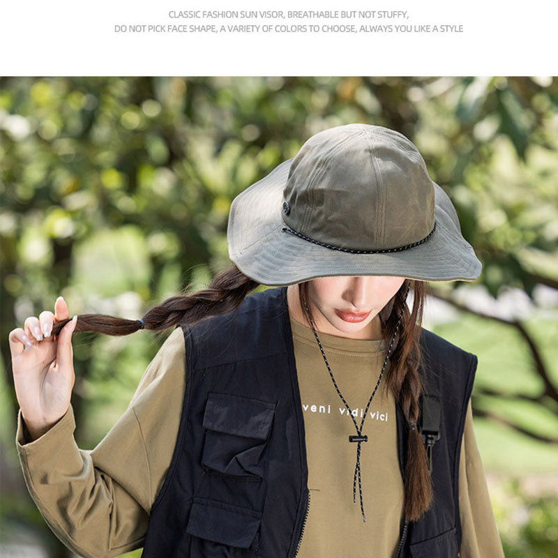 New Style Wax Cloth Fisherman Hat Outdoor Sun Protection Hat