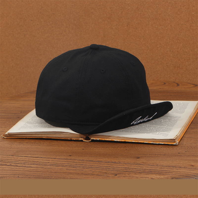 Vintage Flip Hat Short Brim Baseball Cap
