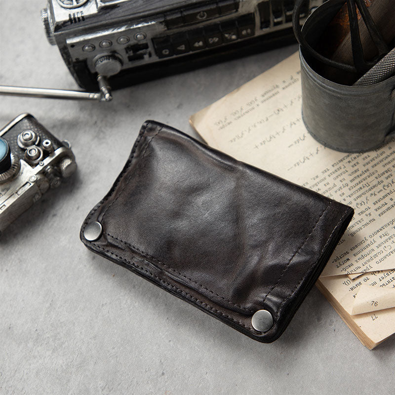 Retro Handmade Genuine Leather Wallet