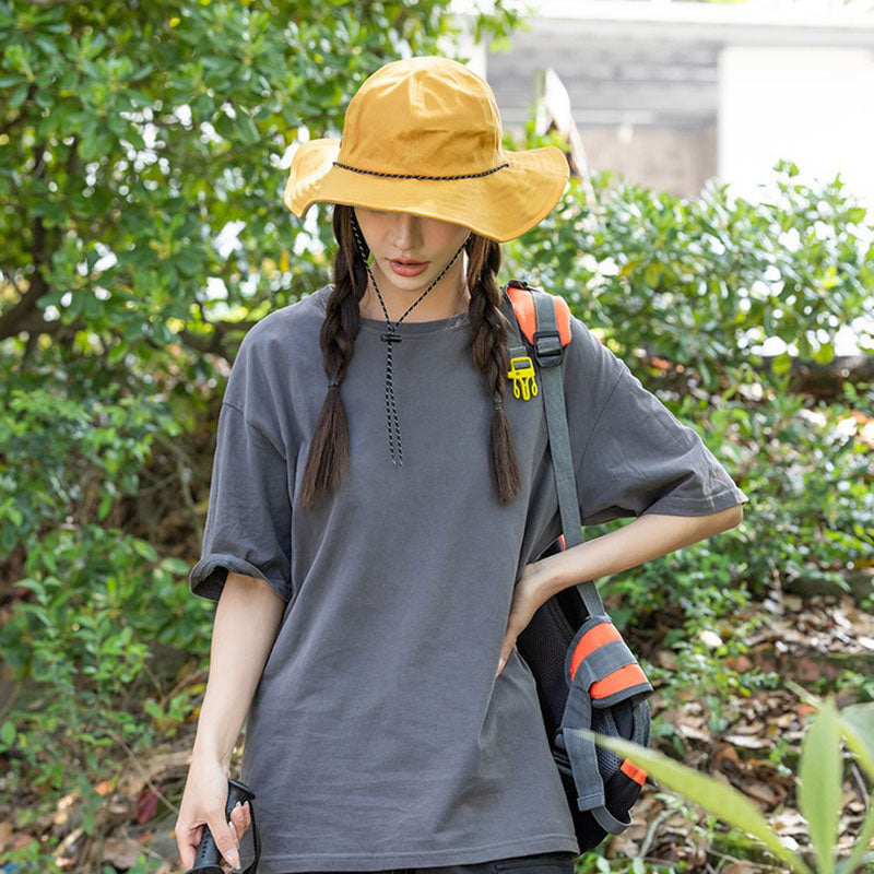 New Style Wax Cloth Fisherman Hat Outdoor Sun Protection Hat