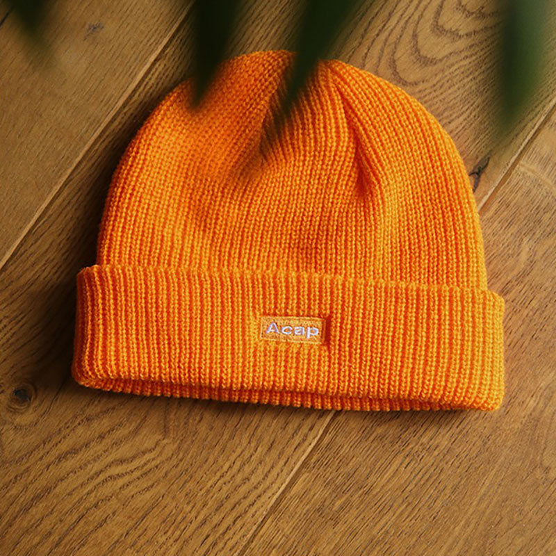 Retro Knitted Hat Basic Beanie for Men and Women