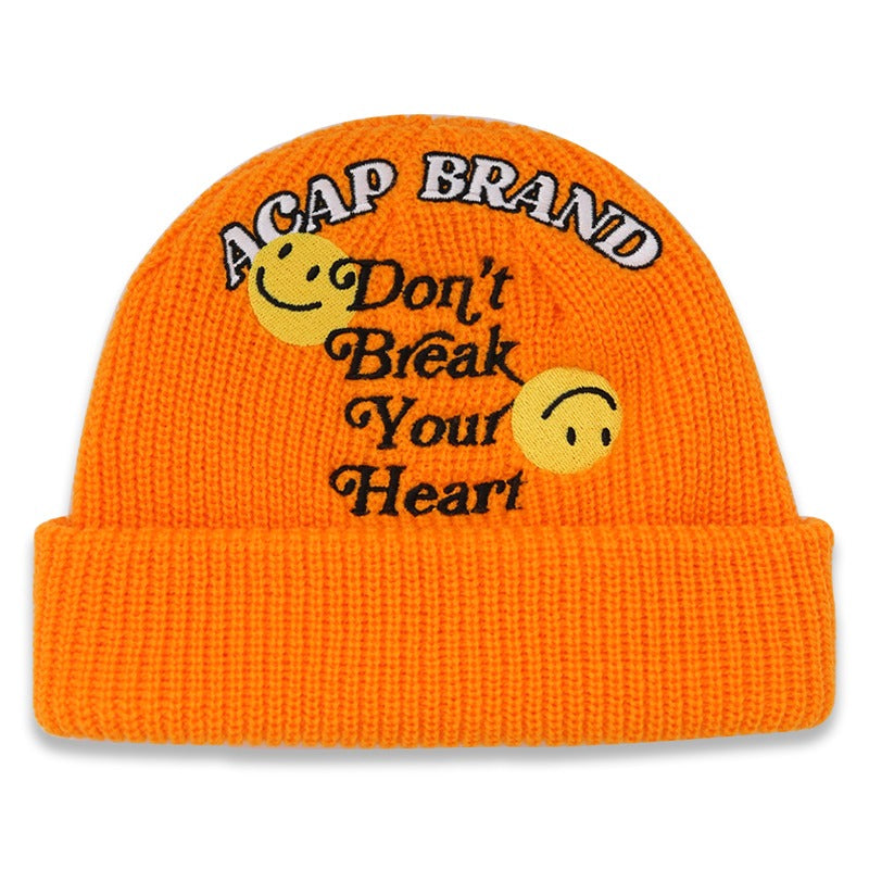 Retro Knitted Hat Basic Beanie for Men and Women