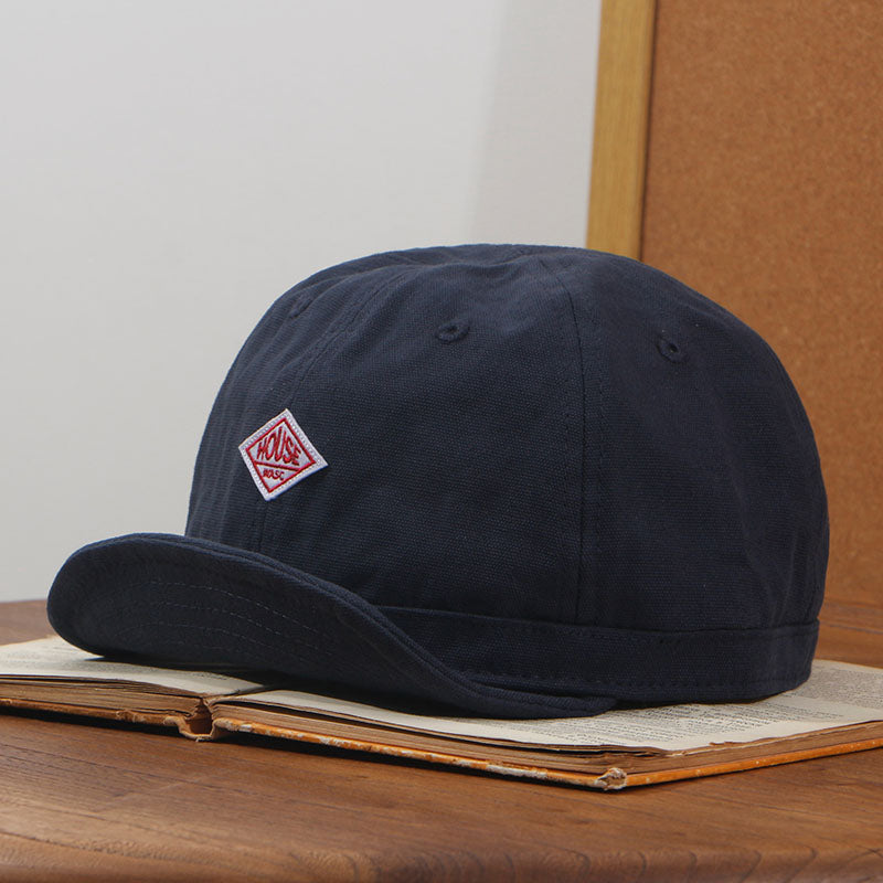 Retro Flip Hat Adjustable Short-brimmed Baseball Cap