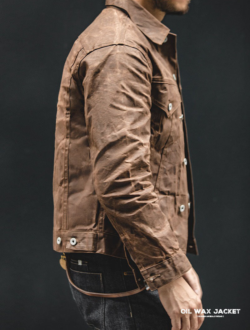 Retro Oil Wax Jacket