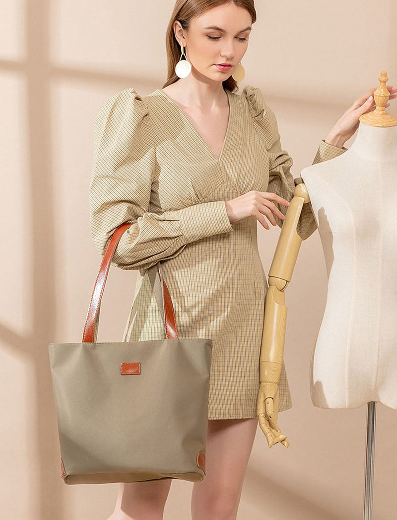 Oxford Cloth Tote Bag Waterproof Large Capacity Shoulder Bag