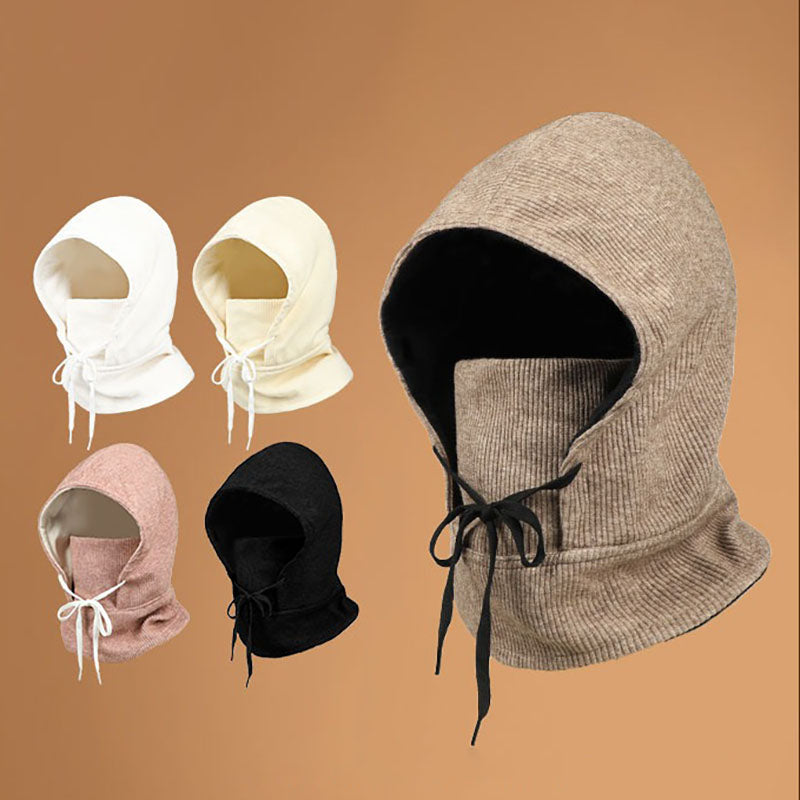 Retro Winter Warm Windproof Hat 3-in-1 Hat