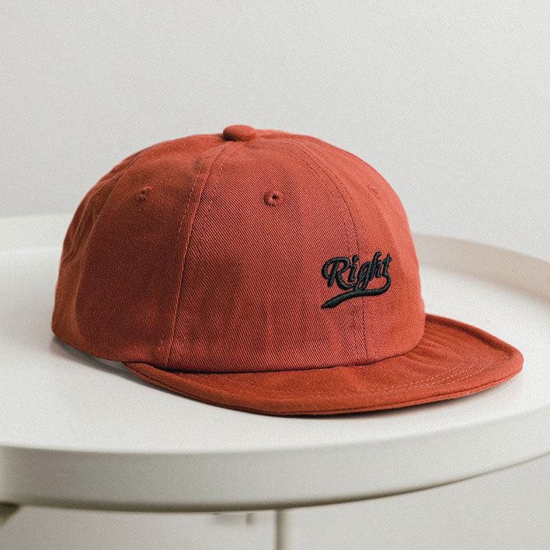 Retro Short Brimmed Work Hat Baseball Cap