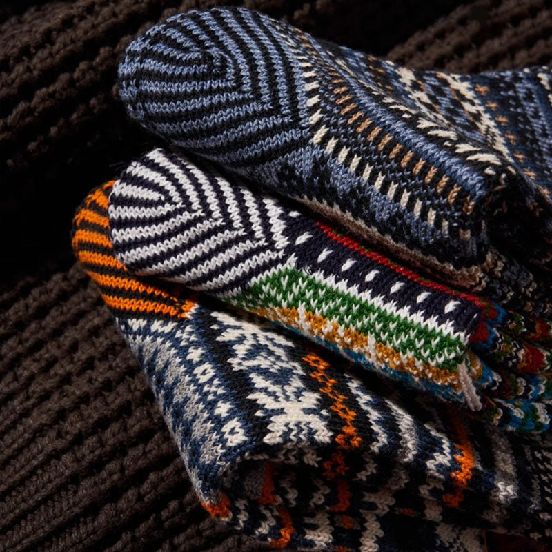 Men's Retro Ethnic Style Warm Socks