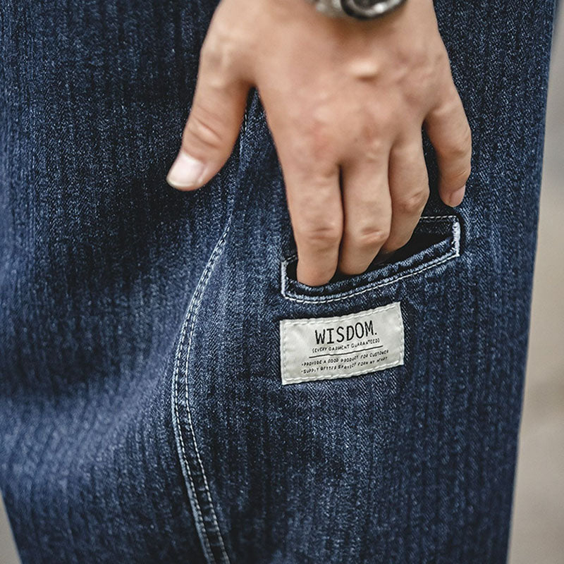 Retro Denim Easy Pants