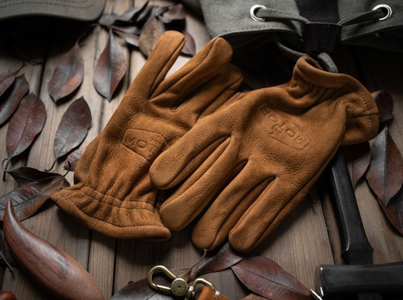 Retro Leather Work Gloves Motorcycle Gloves