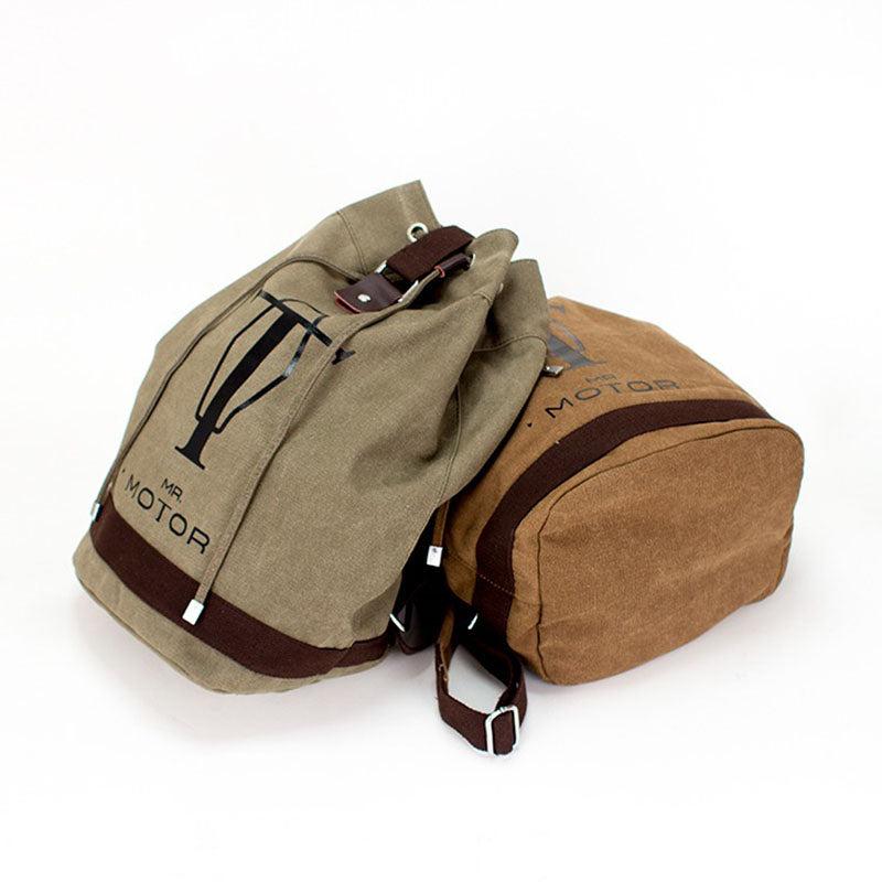 Retro Backpack Rucksack Motocycle Bag
