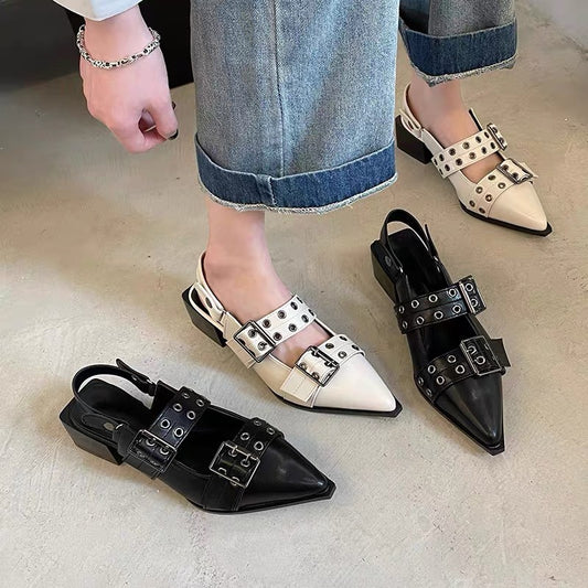 PU Leather High Heel Sandals