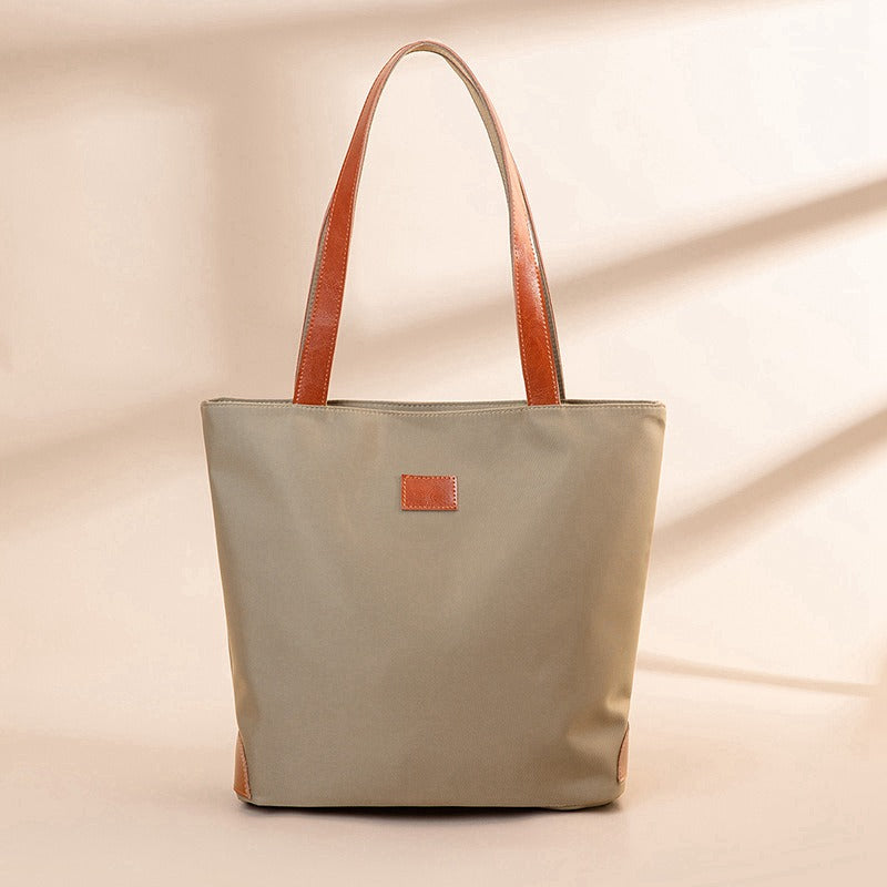 Oxford Cloth Tote Bag Waterproof Large Capacity Shoulder Bag