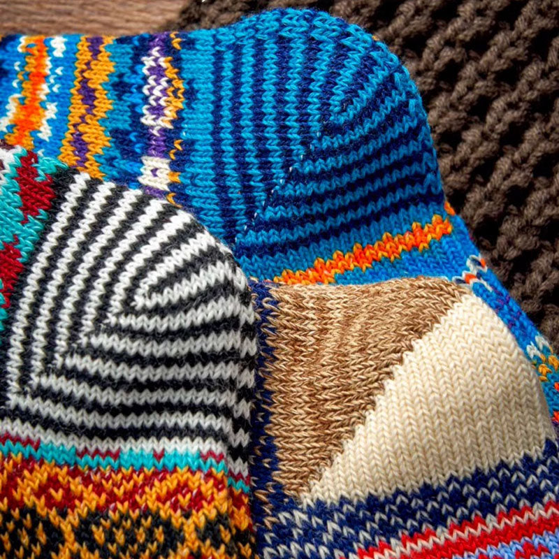 Men's Retro Ethnic Style Warm Socks