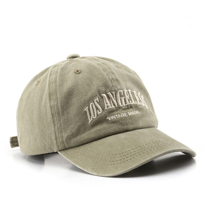 Retro Baseball Cap Wash Cotton Couples Cap