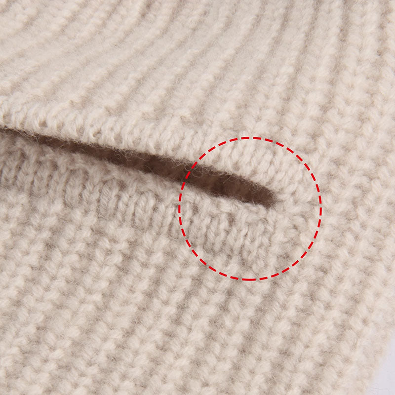100% Wool Vintage Balaclava Beanie Hat