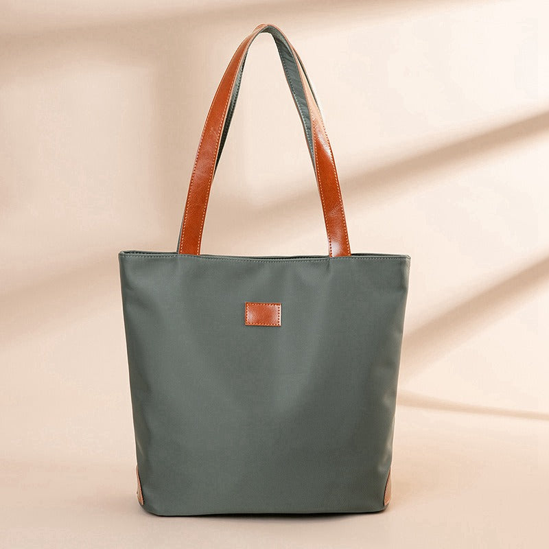 Oxford Cloth Tote Bag Waterproof Large Capacity Shoulder Bag