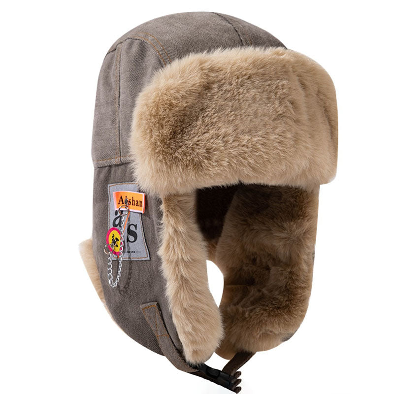 Retro Outdoor Windproof and Warm Hat Aviator Cap