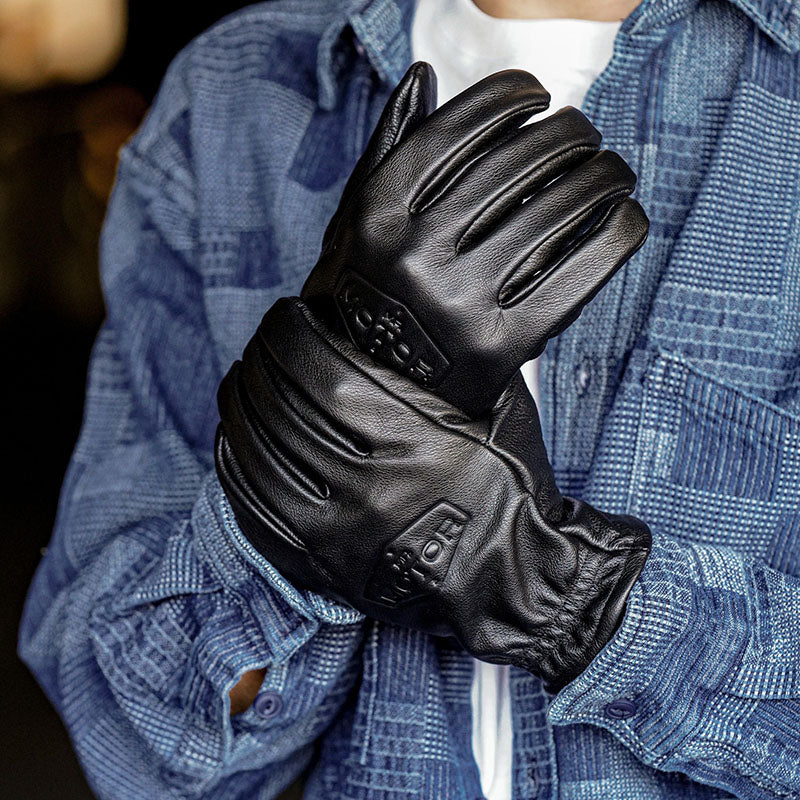 Retro Leather Work Gloves Motorcycle Gloves