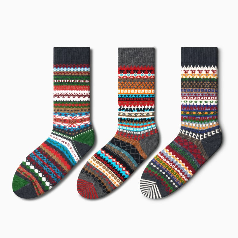 Men's Retro Ethnic Style Warm Socks