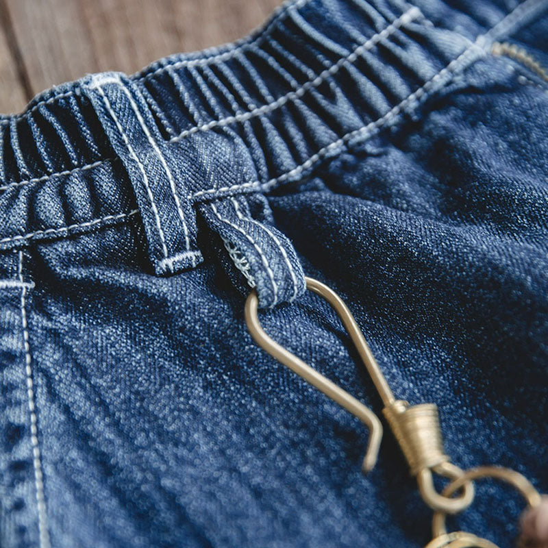 Retro Denim Easy Pants