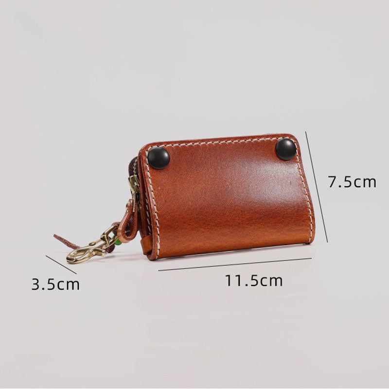 Retro Handmade Leather Key Bags Car Key Bags Card Holder