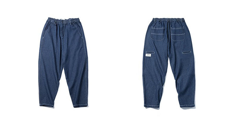 Retro Denim Easy Pants