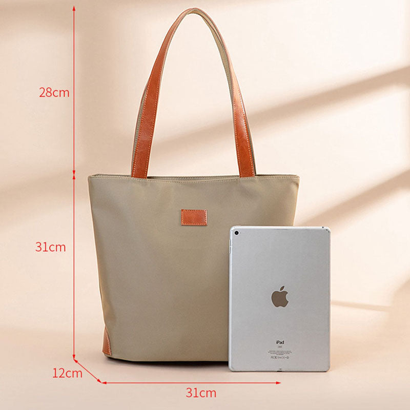 Oxford Cloth Tote Bag Waterproof Large Capacity Shoulder Bag