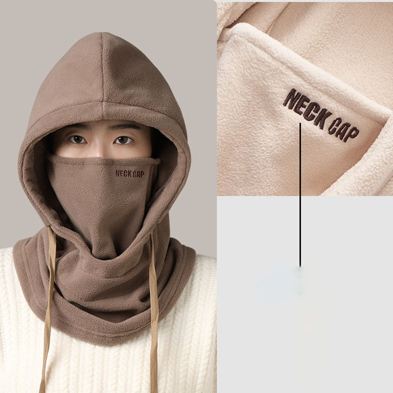 Couple Vintage Winter Warm Windproof Hat Neck Cap