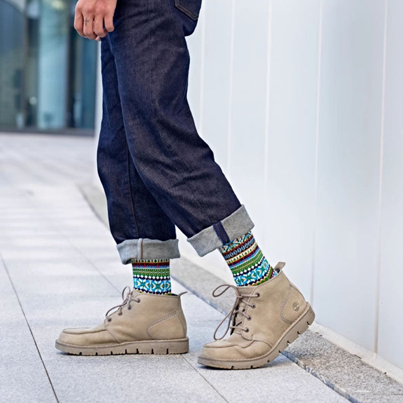 Men's Retro Ethnic Style Warm Socks