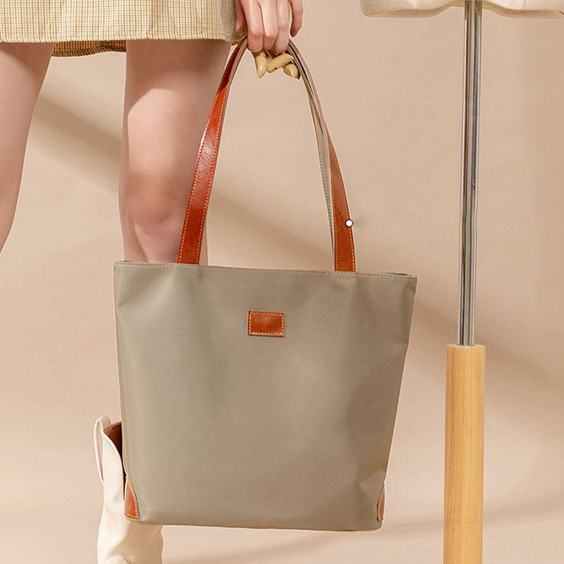 Oxford Cloth Tote Bag Waterproof Large Capacity Shoulder Bag