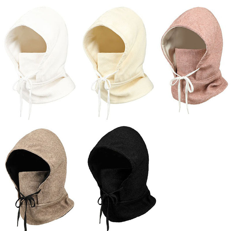 Retro Winter Warm Windproof Hat 3-in-1 Hat