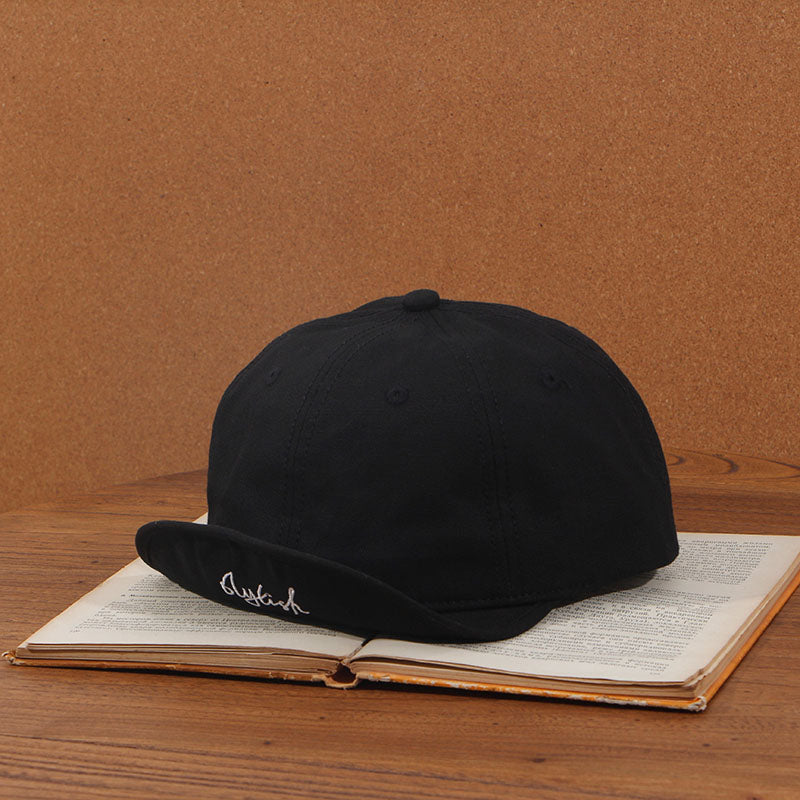 Vintage Flip Hat Short Brim Baseball Cap