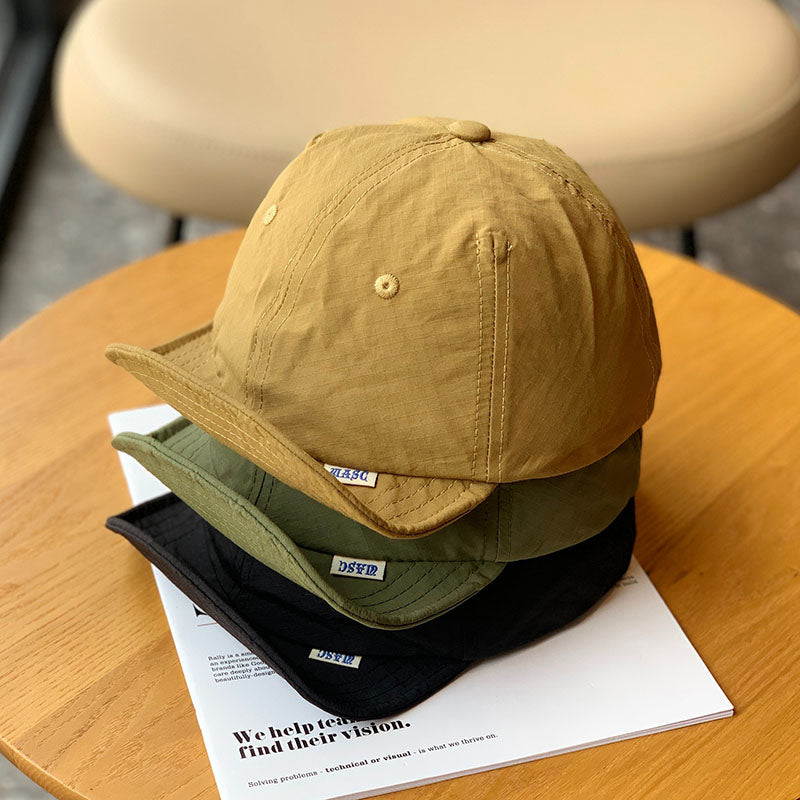 Retro Flip Hat Summer Quick-drying Breathable Foldable Baseball Cap