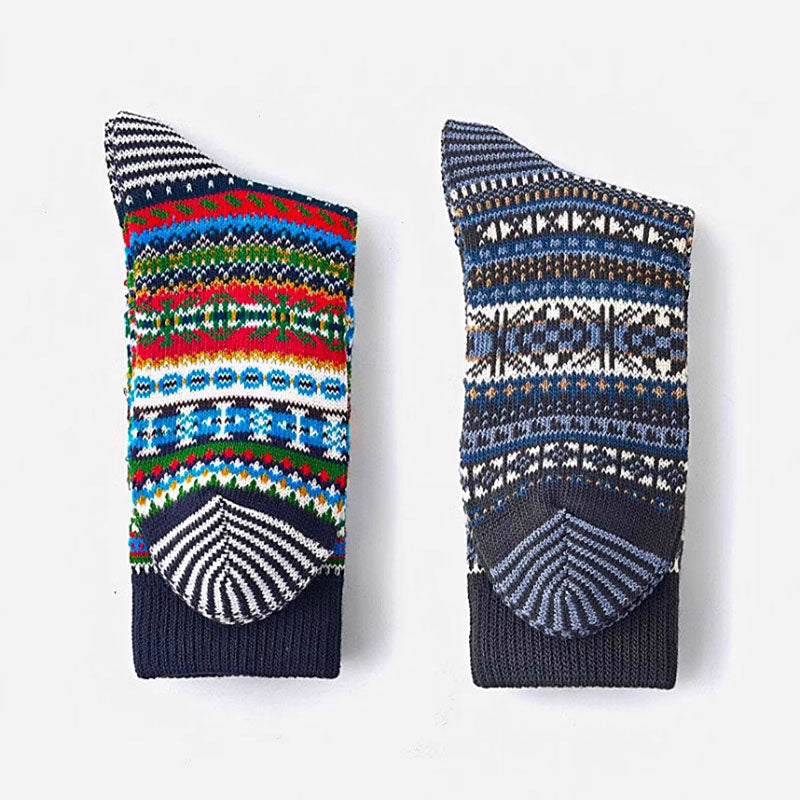 Men's Retro Ethnic Style Warm Socks