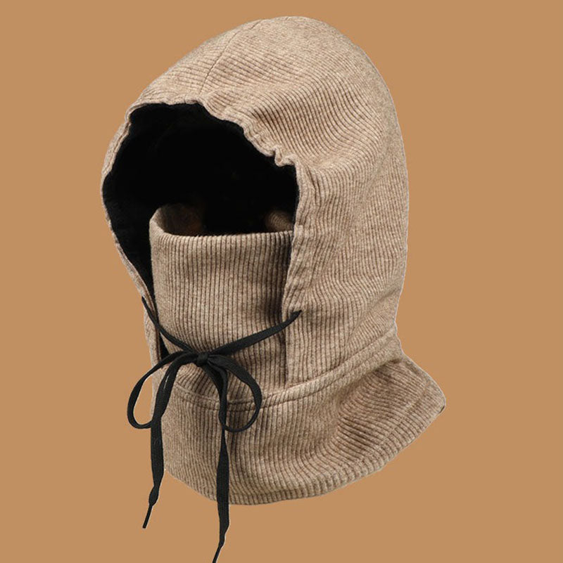 Retro Winter Warm Windproof Hat 3-in-1 Hat