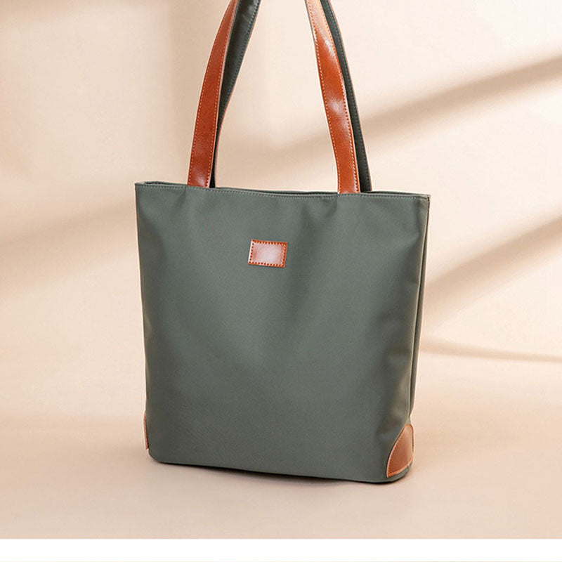 Oxford Cloth Tote Bag Waterproof Large Capacity Shoulder Bag