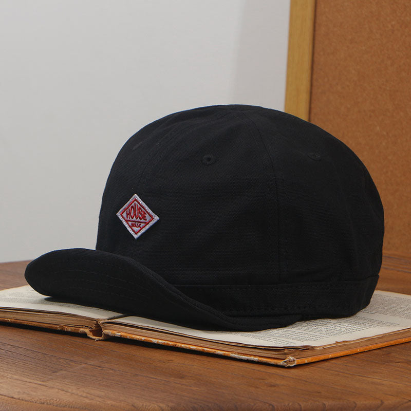 Retro Flip Hat  Adjustable Short-brimmed Baseball Cap