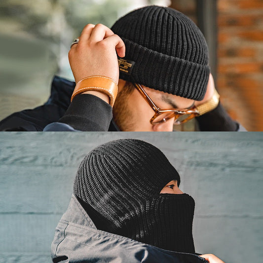 Vintage Balaclava Beanie Hat