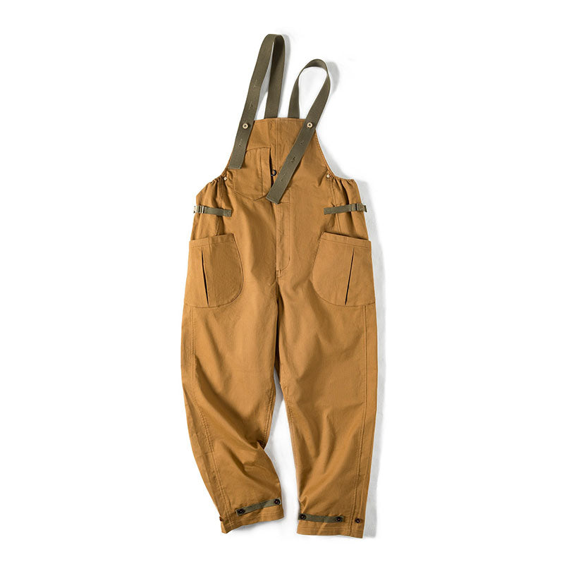 Vintage Casual Worker Style Overalls Jumpsuit